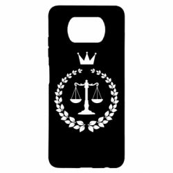Чехол для Xiaomi Poco X3 Crown for a lawyer - PrintSalon