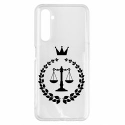 Чехол для Realme 6 Pro Crown for a lawyer - PrintSalon