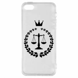 Чехол для iPhone5/5S/SE Crown for a lawyer - PrintSalon