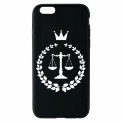 Чехол для iPhone 6/6S Crown for a lawyer - PrintSalon