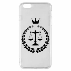 Чехол для iPhone 6 Plus/6S Plus Crown for a lawyer - PrintSalon
