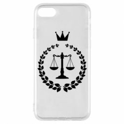 Чехол для iPhone 7 Crown for a lawyer - PrintSalon