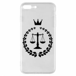 Чехол для iPhone 7 Plus Crown for a lawyer - PrintSalon