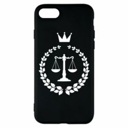 Чехол для iPhone 8 Crown for a lawyer - PrintSalon