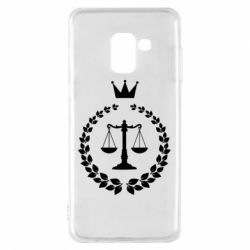 Чехол для Samsung A8 2018 Crown for a lawyer - PrintSalon