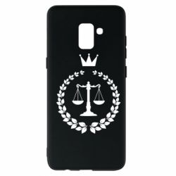 Чехол для Samsung A8+ 2018 Crown for a lawyer - PrintSalon