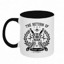 Чашка двокольорова Crown