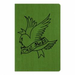 Блокнот с принто Cry Baby bird cries - PrintSalon