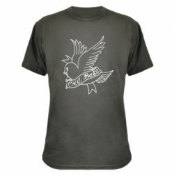 Камуфляжная футболка Cry Baby bird cries - PrintSalon
