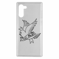 Чехол для Samsung Note 10 Cry Baby bird cries - PrintSalon