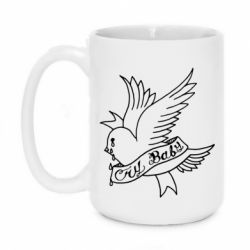 Чашка 420ml Cry Baby bird cries - PrintSalon