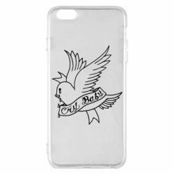 Чехол для iPhone 6 Plus/6S Plus Cry Baby bird cries - PrintSalon