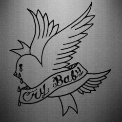 Наклейка Cry Baby bird cries - PrintSalon