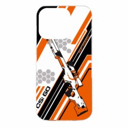 Чохол для iPhone 14 Pro CS: GO AWP Asiimov Skin - PrintSalon