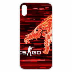 Чехол для iPhone Xs Max CS GO Howl  glitch - PrintSalon