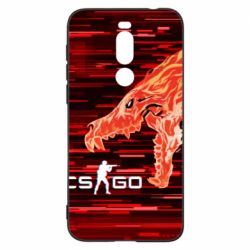 Чехол для Meizu X8 CS GO Howl  glitch - PrintSalon