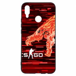 Чехол для Huawei P Smart Plus 2018 CS GO Howl  glitch - PrintSalon