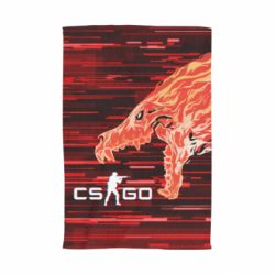 Полотенце с принтом CS GO Howl  glitch - PrintSalon