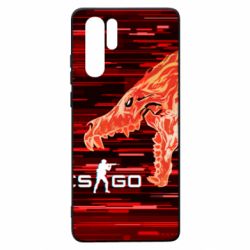 Чехол для Huawei P30 Pro CS GO Howl  glitch - PrintSalon
