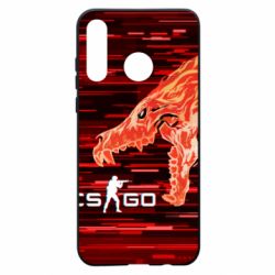 Чехол для Huawei P30 Lite CS GO Howl  glitch - PrintSalon