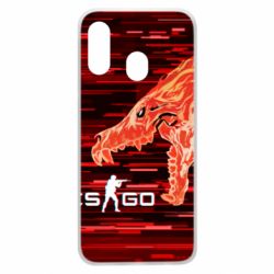 Чехол для Samsung A40 CS GO Howl  glitch - PrintSalon