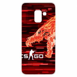 Чехол для Samsung A8 2018 CS GO Howl  glitch - PrintSalon