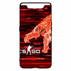 Чехол для Samsung A80 CS GO Howl  glitch - PrintSalon