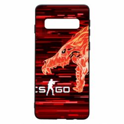 Чехол для Samsung S10 CS GO Howl  glitch - PrintSalon