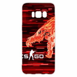 Чехол для Samsung S8 CS GO Howl  glitch - PrintSalon