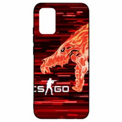 Чехол для Samsung A02s/M02s CS GO Howl  glitch - PrintSalon