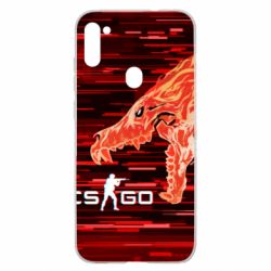 Чехол для Samsung A11/M11 CS GO Howl  glitch - PrintSalon
