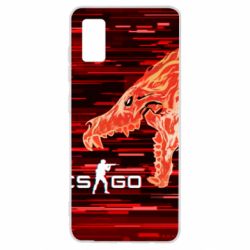 Чехол для Samsung A41 CS GO Howl  glitch - PrintSalon