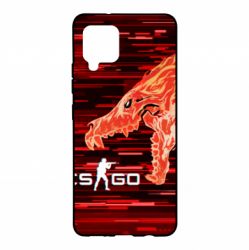 Чехол для Samsung A42 5G CS GO Howl  glitch - PrintSalon