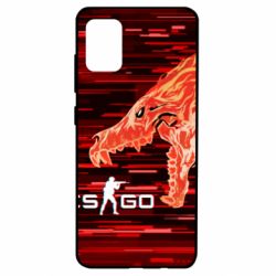 Чехол для Samsung A51 CS GO Howl  glitch - PrintSalon