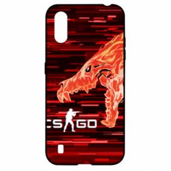 Чехол для Samsung A01/M01 CS GO Howl  glitch - PrintSalon