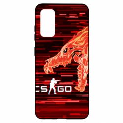 Чехол для Samsung S20 CS GO Howl  glitch - PrintSalon