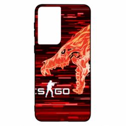 Чехол для Samsung S21 CS GO Howl  glitch - PrintSalon