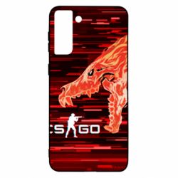 Чехол для Samsung S21 Ultra CS GO Howl  glitch - PrintSalon