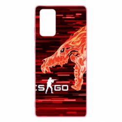 Чехол для Samsung Note 20 CS GO Howl  glitch - PrintSalon