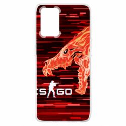 Чехол для Oppo A74 4G CS GO Howl  glitch - PrintSalon