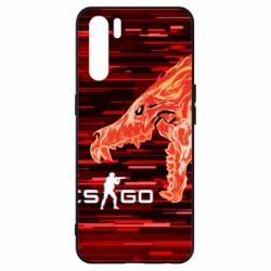 Чехол для Oppo A91/Reno3 CS GO Howl  glitch - PrintSalon