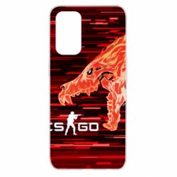 Чехол для Oppo Reno 5 4G CS GO Howl  glitch - PrintSalon