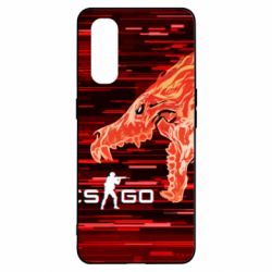 Чехол для Oppo Find X2 CS GO Howl  glitch - PrintSalon