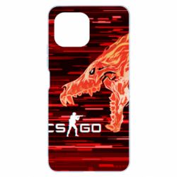 Чехол для Xiaomi Mi11 Lite CS GO Howl  glitch - PrintSalon
