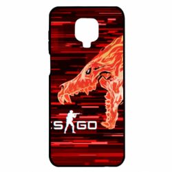 Чехол для Xiaomi Redmi Note 9S/9Pro/9Pro Max CS GO Howl  glitch - PrintSalon
