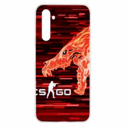 Чехол для Realme 6 CS GO Howl  glitch - PrintSalon
