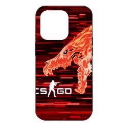 Чехол для iPhone 14 Pro CS GO Howl  glitch - PrintSalon
