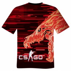 Мужская футболка 3D CS GO Howl  glitch - PrintSalon