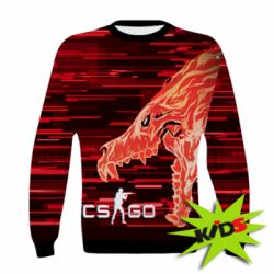 Детский 3D свитшот CS GO Howl  glitch - PrintSalon