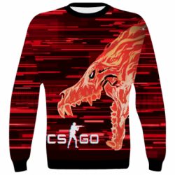 3D свитшот CS GO Howl  glitch - PrintSalon